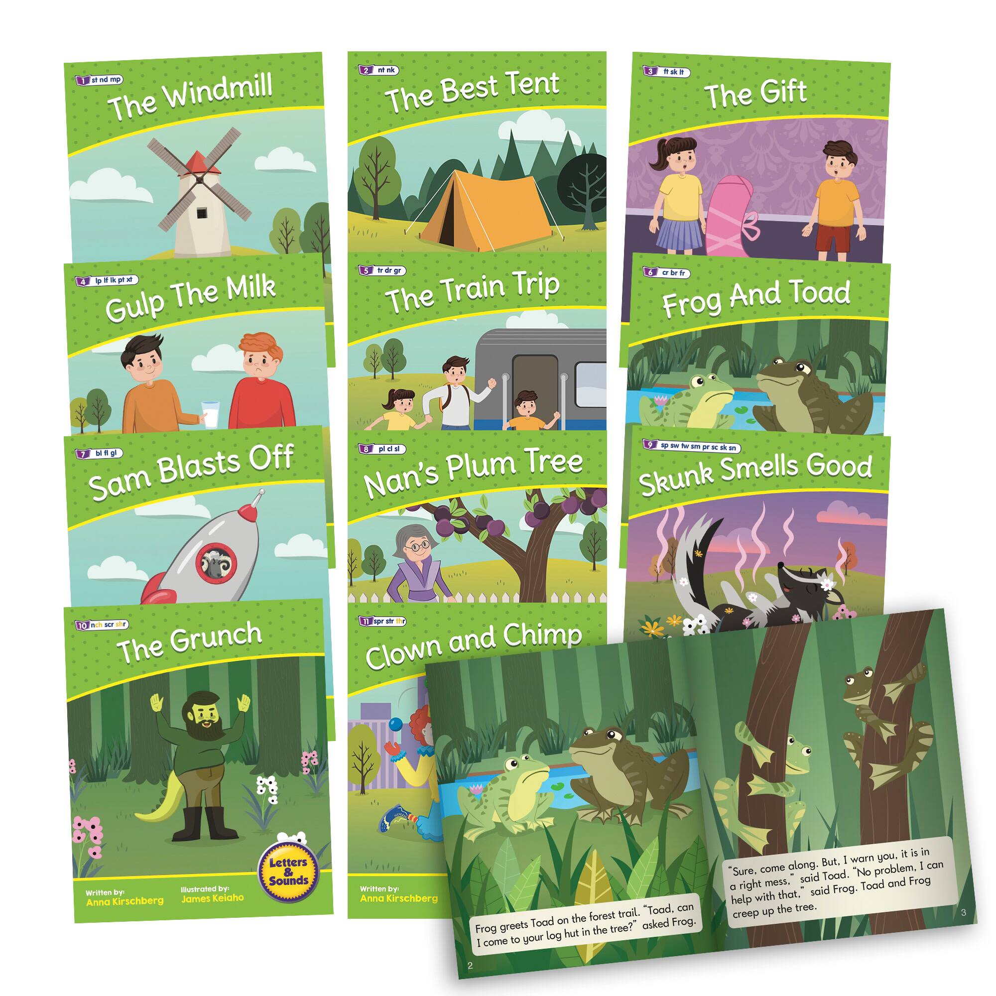 Junior Learning® Letters & Sounds Phase 4 Set 2 Fiction Educational Learning Set
